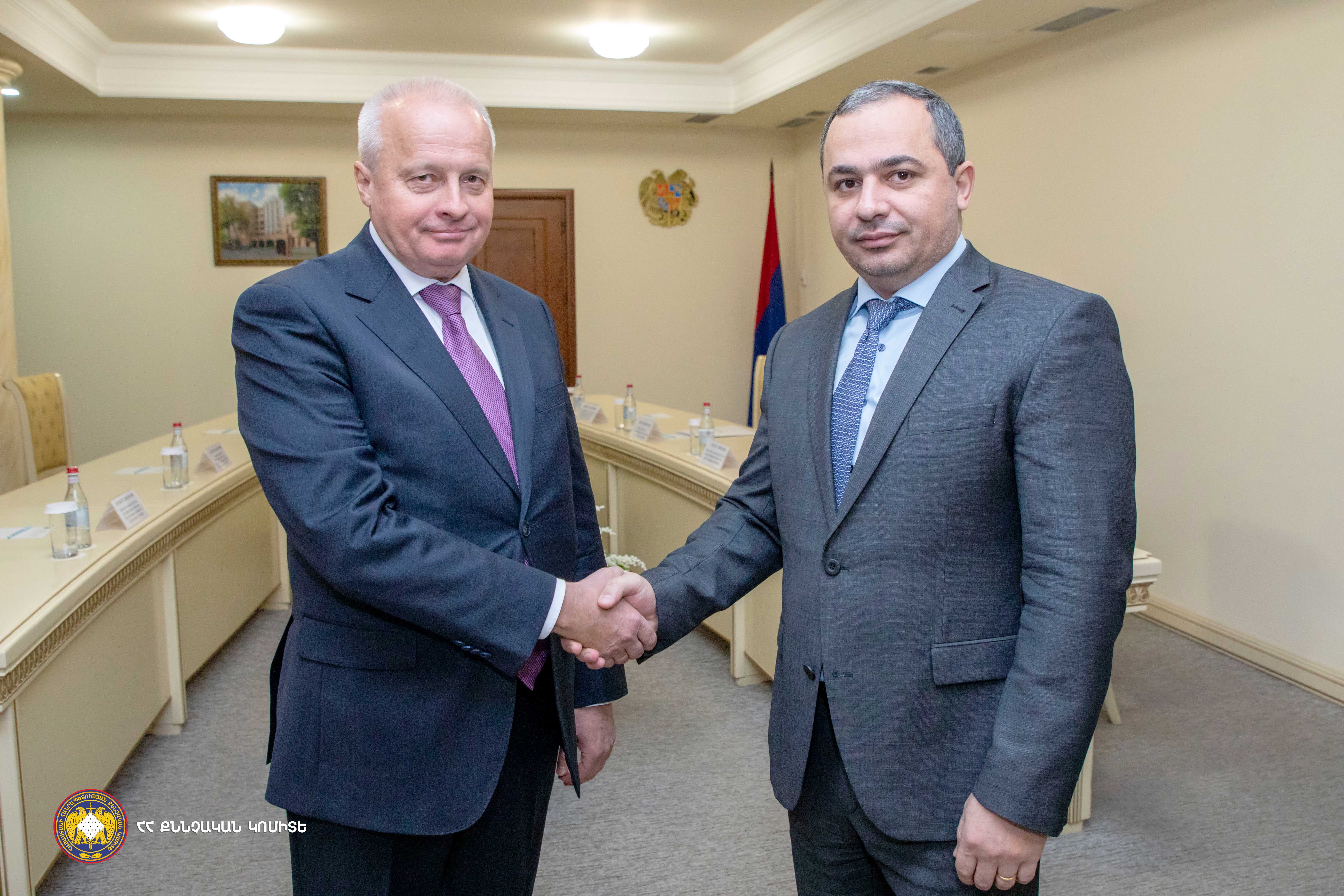 Chairman of the RA Investigtive Committee Received the RF Ambassador to the RA